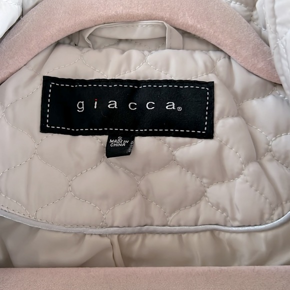 Giacca cream/tan coat - Picture 6 of 7